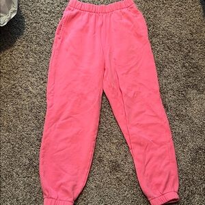 HOLLISTER PINK SWEATPANTS